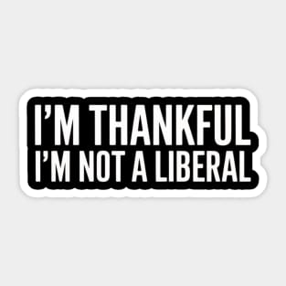 Funny Thanksgiving Parody Sticker